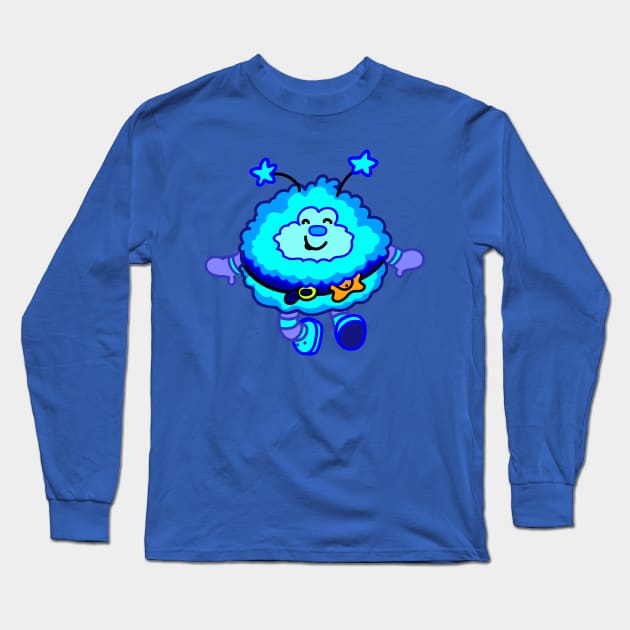 Feeling Blue Long Sleeve T-Shirt by Toni Tees